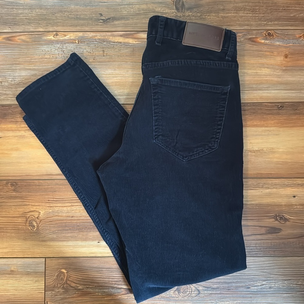Michael Kors Parker Slim fit 30 / 30 navy corduroy pants